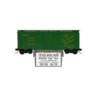 Kadee Micro-Trains 20130 Chicago Burlington & Quincy 40' Single Sliding Door Boxcar CB&Q 37000 - 01/77 Release
