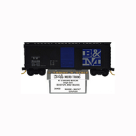 Kadee Micro-Trains 20400 Boston & Maine 40' Single Sliding Door Boxcar BM 74406 - 1st Run 02/84 Release