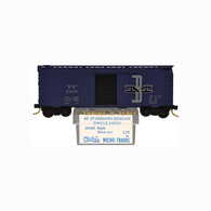 Kadee Micro-Trains 20300 Boston & Maine 40' Single Sliding Door Boxcar BM 74400 - 1st Run 03/74 Release With Blue Printed Insert Label