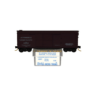 Kadee Micro-Trains 43087 Union Pacific Automobile 40' Wood 1 & 1/2 Sliding Door Boxcar UP 170707 - 1st Run 02/75 Release With Blue Printed Insert Label