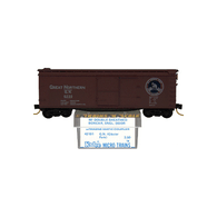 Kadee Micro-Trains 42191 Great Northern 40' Wood Single Sliding Door Boxcar GN 6200 - 2nd Run 07/75 Release With Blue Printed Insert Label