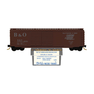 Kadee Micro-Trains 34151 Baltimore & Ohio Sentinel Service 50' Steel Double Sliding Door Boxcar B&O 47310 - 1st Run 10/74 Release With Blue Printed Insert Label