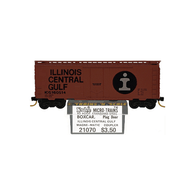 Kadee Micro-Trains 21070 Illinois Central Gulf 40' Single Plug Door Boxcar ICG 160514 - 03/77 Release
