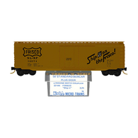 Kadee Micro-Trains 32144 Frisco 50' Steel Single Plug Door Boxcar SL-SF 12074 - 1st Run 11/74 Release With Blue Printed Insert Label
