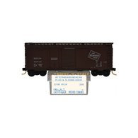 Kadee Micro-Trains 22180 The Milwaukee Road 40' Combination Plug & Sliding Door Boxcar With Blue Printed Insert Label