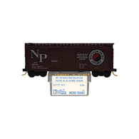 Kadee Micro-Trains 22177 Northern Pacific Railway 40' Combination Plug & Sliding Door Boxcar With Blue Printed Insert Label