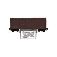Kadee Micro-Trains 22000 Unlettered With Dimensional Data Light Brown 40' Combination Plug & Sliding Door Boxcar - 10/73 Release