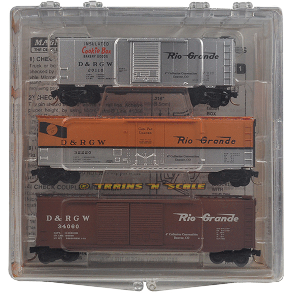 MICRO TRAINS LINE 500 00 901 RIO GRANDE Z D&RGW 40' Standard Box Car # 69750 
