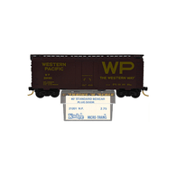 Kadee Micro-Trains 21201 Western Pacific 40' Single Plug Door Boxcar With Blue Printed Insert Label