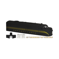 Mehano Pennsylvania Railroad Brunswick Green Alco FA2 Diesel Locomotive Shell with Glazing, Horn, & Pilot Castings