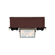 Kadee Micro-Trains 21000 Unlettered Light Brown 40' Single Plug Boxcar - 10/73 Release With Blue Printed Insert Label