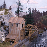 Campbell Scale Models 448 Idaho Springs Mine Wood Craftsman Structure Kit
