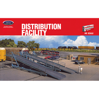 Walthers Cornerstone Series 933-3076 HO Scale Automobile Distribution Facility Kit