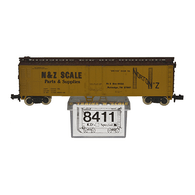 Aksarben 8411 Norton N & Z Scale Parts & Supplies Special Run Atlas 50' Mechanical Reefer Car Brown and Yellow