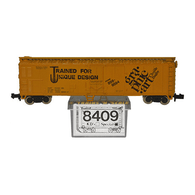 Aksarben 8409 Trained For Unique Design Graphic Art Chaille Bagby Special Run Atlas 50' Mechanical Reefer Car