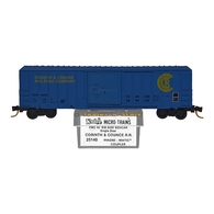 Kadee Micro-Trains 25140 Corinth & Counce Railroad Company FMC 50' Rib Side Sliding Door Boxcar CCR 6402 - 1st Run 04/83 Release