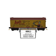 Micro-Trains Line Special Run NSC 93-06 Guzlit Beer 40' Wood Sheathed Ice Reefer Car G.B.X. 392