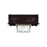 Kadee Micro-Trains 21145 Frisco 40' Single Plug Door Boxcar SL-SF 52065 - 12/73 Release With Blue Printed Insert Label