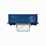 Kadee Micro-Trains 21190 Great Northern 40' Single Plug Door Boxcar With Blue Printed Insert Label