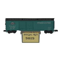 Aksarben 9019 Pittsburgh & N-TRAK New York Central Special Run Life-Like 50' Double Sliding Door Boxcar P & N T 73090