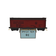 Aksarben 01 Niagara Orleans Model Engineers Special Run Kadee Micro-Trains 40' Wood Ice Reefer Car NOME 01972 Orange