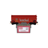 Micro-Trains Line Special Run NSC 01-13 Hershey's Krackel 33' 2-Bay Notched Arch End Offset Side Open Hopper HFC 5010 - First NSC Membership Car