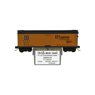 Kadee Micro-Trains 47240 Santa Fe El Capitan Coach Streamliner West 40' Wood Sheathed Ice Reefer Car