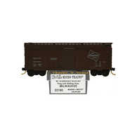 Kadee Micro-Trains 22180 The Milwaukee Road 40' Combination Plug & Sliding Door Boxcar MILW 29950 - 02/90 Release