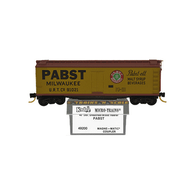 Kadee Micro-Trains 49200 Pabst Milwaukee 40' Double Sheathed Wood Ice Reefer Car URTC 91021 - 1st Run 03/87 Release