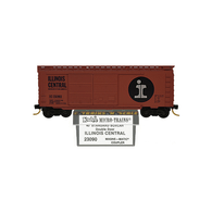 Kadee Micro-Trains 23090 Illinois Central 40' Steel Double Sliding Door Boxcar IC 136993 - 3rd Run 04/90 Release