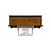 Micro-Trains Line 020 00 702 Chicago & Eastern Illinois Route Of The Dixie Flyers 40' Single Sliding Door Boxcar C&EI 2 - 02/05 Release
