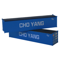 Jacksonville Terminal Company 402406 Cho Yang 40' Rib Side Open Canvas Top Containers CYLU 4951718 and CYLU 4951929