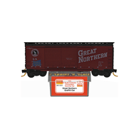 Micro-Trains Line Special Run NSC 02-45 Great Northern Graffiti Circus 40' Steel Double Sliding Door Boxcar G.N. 15487 - 2002 Convention Surprise Car
