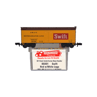 MDC Roundhouse 86801 Swift Refrigerator Line 36' Old Time Steel Underframe Wood Sheathed Ice Reefer Car SLRX 6728