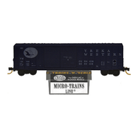 Kadee Micro-Trains 30020 Yreka Western 50' Rib Side Double Sliding Door Boxcar YW 25102 - 1st Run 05/83 Release