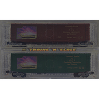 Micro-Trains Line Special Run NSC 03-114 EOS Estate Winery Compliments of D.O.S. Developing Opportunities and Solutions Boxcar Set