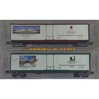 Micro-Trains Line Special Run NSC 04-136 Robert Mondavi Winery Compliments of D.O.S. Developing Opportunities and Solutions Boxcar Set