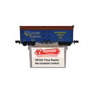 MDC Roundhouse 8945 Goodnight Express 36' Old Time Truss Rod Wood Sheathed Ice Reefer Car GEX 1999
