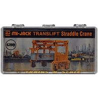 GHQ 50-001 Unassembled Etched Brass and Britannia Pewter Mi-Jack Translift Straddle Container Crane Kit