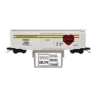 Kadee Micro-Trains Special Run NSC 84-09 Rails To The Heartland 50' Steel Single Plug Door Boxcar NMRA 1984