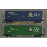 Micro-Trains Line Special Run NSC 94-19 Route 160 3 Star Service 50' Steel Single Plug Door Boxcars BNTK 3193 and BNTK 3194