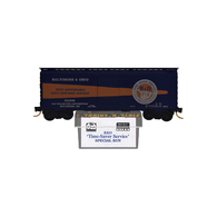 Micro-Trains Line Special Run NSC 95-05 Baltimore & Ohio Time-Saver Service 3rd Collector Convention 40' Steel Single Sliding Door Boxcar 923950
