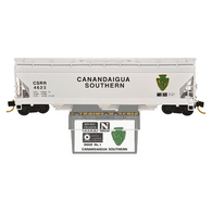 Micro-Trains Line Special Run NSC 99-12 Canandaigua Southern 3-Bay Centerflow Covered Hopper Car CSRR 4623 - NMRA Living Legends Issue Number One