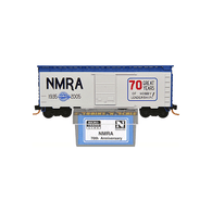 Micro-Trains Line Special Run NSC 05-68 NMRA 70 Great Years of Hobby Leadership 40' Steel Single Sliding Door Boxcar 1935 - 2005
