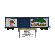 Micro-Trains Line 37020 I'm dreaming of a Micro-Trains Christmas! 50' Steel Double Sliding Door Boxcar MTL 1993 - 11/93  Christmas Car Release