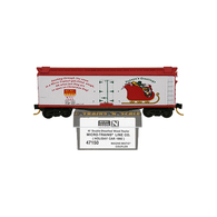 Micro-Trains Line 47150 Season's Greetings 40' Double Sheathed Wood Ice Reefer Car MTL 1992 - 11/92 Christmas Car Release
