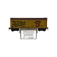 Kadee Micro-Trains 49240 Elwood's Root Beer 40' Double Sheathed Wood Ice Reefer Car EBC 500 - 10/86 Release