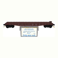 Kadee Micro-Trains 45044 New York Central System 50' Fishbelly Side Flatcar NYC 499804 - 1st Run 05/75 Release With Blue Printed Insert Label