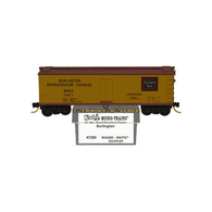 Kadee Micro-Trains 47280 Burlington Route 40' Wood Sheathed Ice Reefer Car BREX 74617 - 11/85 Release