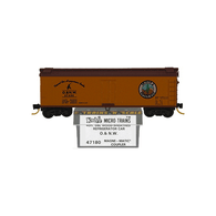 Kadee Micro-Trains 47180 Oregon & Nation Wide 40' Double Sheathed Wood Ice Reefer Car O.&N.W. 57400 - 06/81 Release